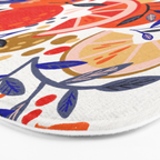 Fresh Citrus Mesh - White Bath Mat Gallery Image 3
