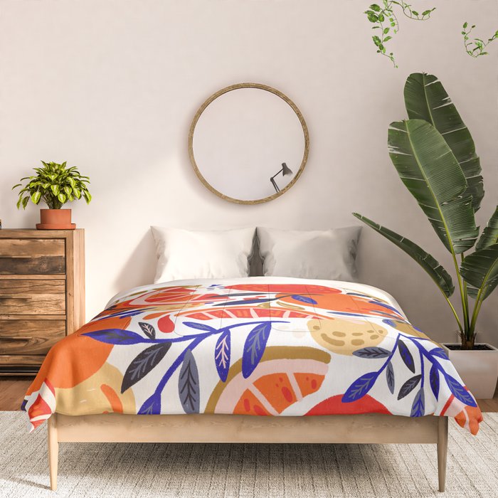 Fresh Citrus Mesh - White Comforter Gallery Image 3