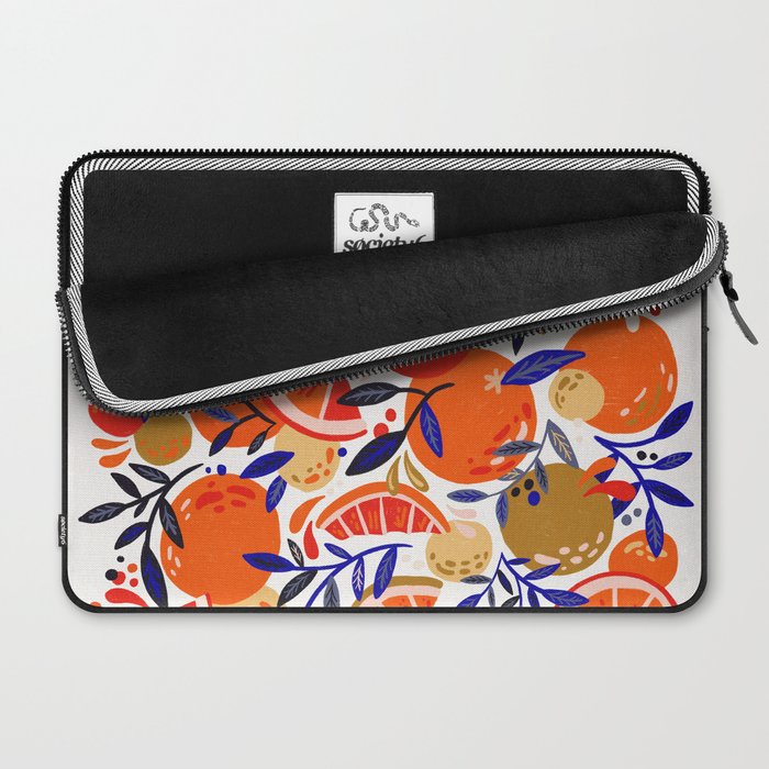 Fresh Citrus Mesh - White Laptop Sleeve Gallery Image 2