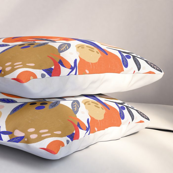 Fresh Citrus Mesh - White Pillow Sham Gallery Image 3