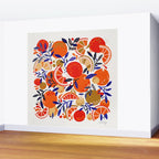 Fresh Citrus Mesh - White Wall Mural Gallery Image 2