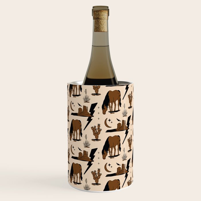 Electric Oasis - Black, Brown & Tan Wine Chiller Gallery Image 2