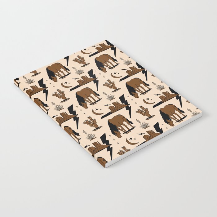 Electric Oasis - Black, Brown & Tan Notebook Gallery Image 2