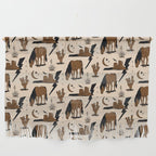 Electric Oasis - Black, Brown & Tan Wall Hanging Gallery Image 1