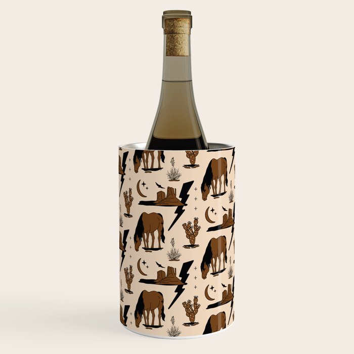 Electric Oasis - Black, Brown & Tan Wine Chiller Gallery Image 3
