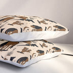 Electric Oasis - Black, Brown & Tan Pillow Sham Gallery Image 3