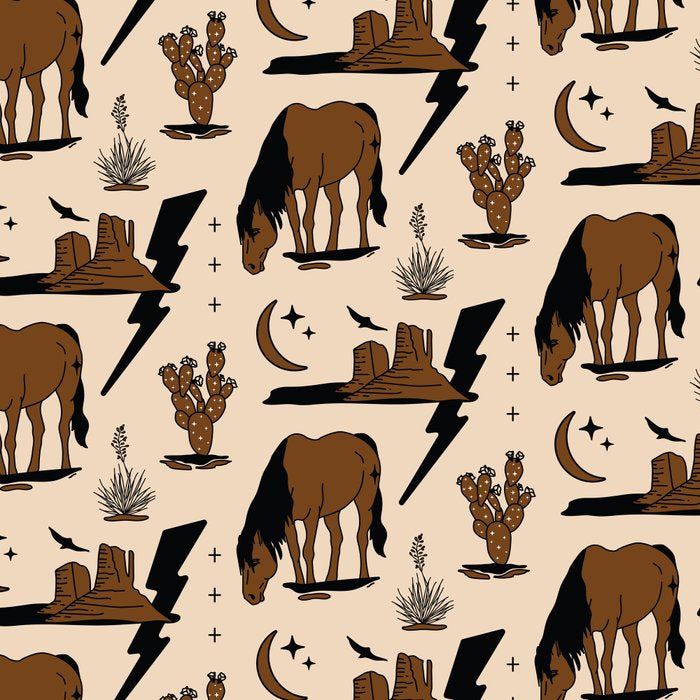 Electric Oasis - Black, Brown & Tan Coffee Mug Gallery Image 2