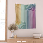 Gradient Curvature XI Wall Tapestry Gallery Image 2