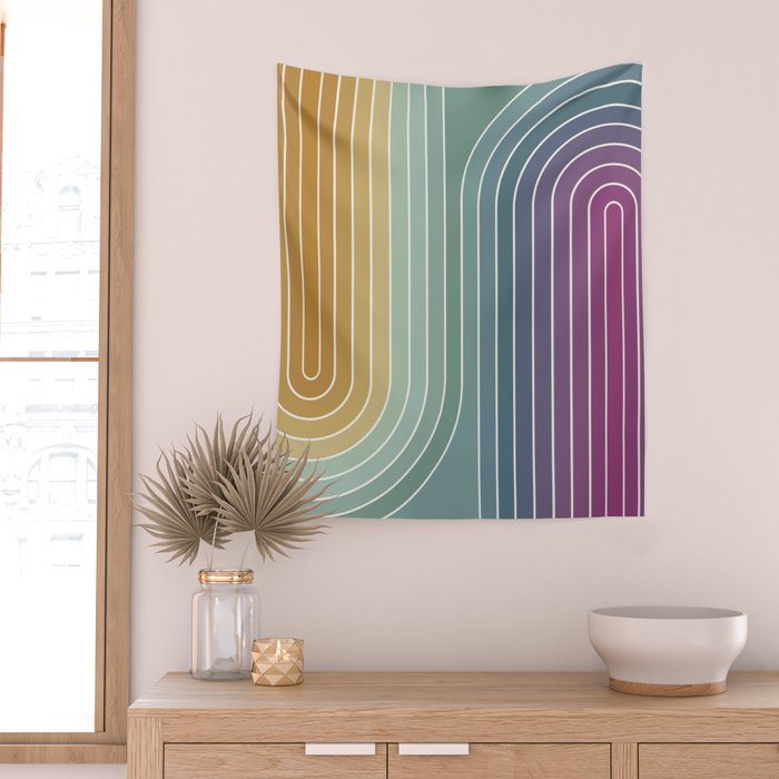 Gradient Curvature XI Wall Tapestry Gallery Image 2