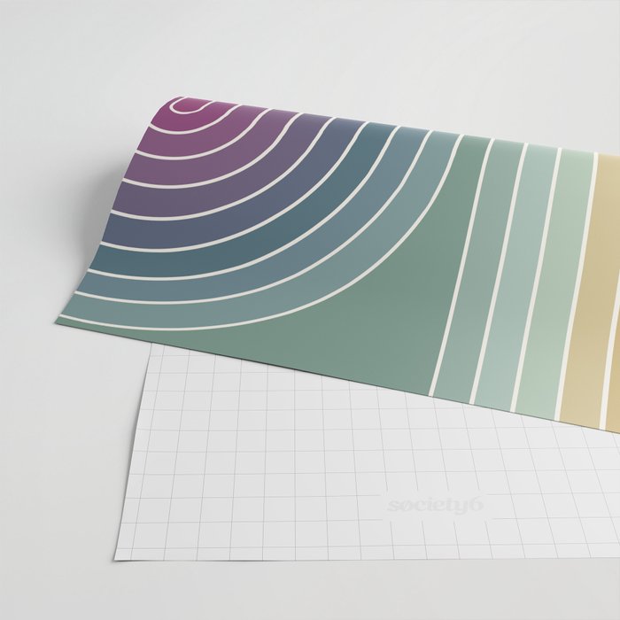 Gradient Curvature XI Wrapping Paper Gallery Image 2