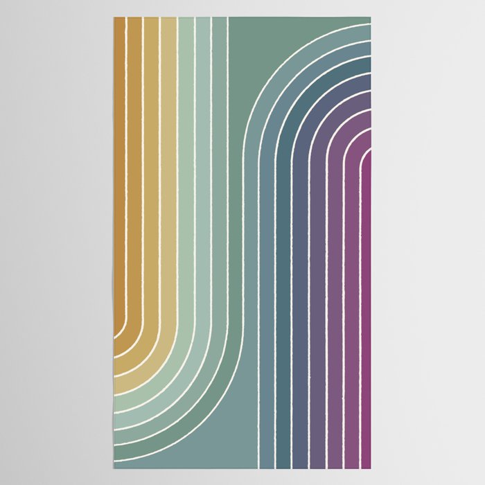 Gradient Curvature XI Tablecloth Gallery Image 2