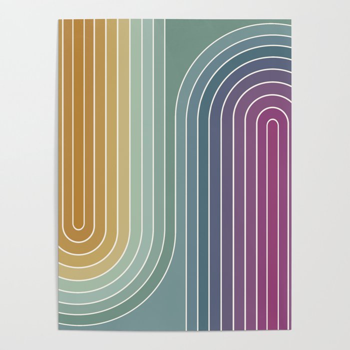 Gradient Curvature XI Poster Gallery Image 4