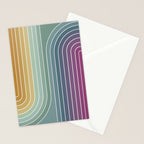 Gradient Curvature XI Stationery Card Gallery Image 2