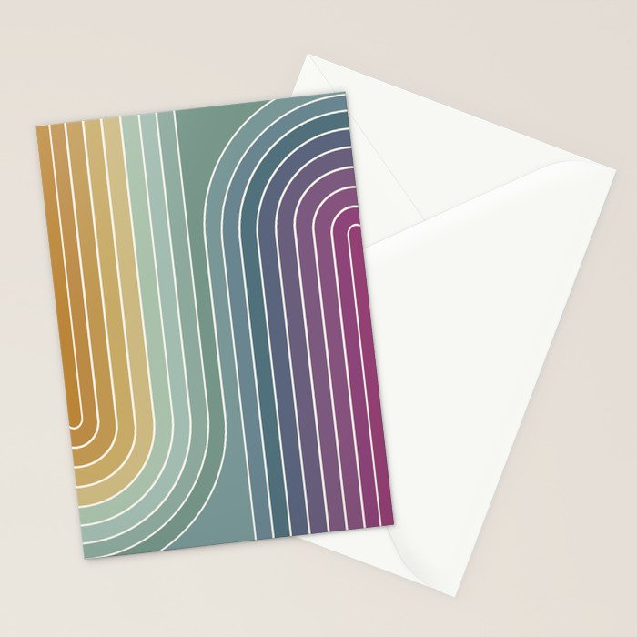 Gradient Curvature XI Stationery Card Gallery Image 2