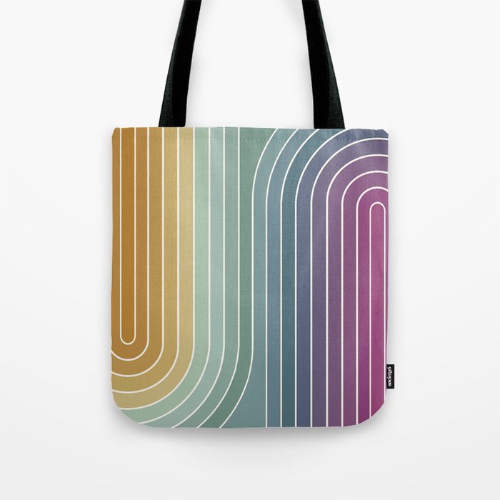 Gradient Curvature XI Tote Bag Gallery Image 1