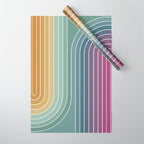 Gradient Curvature XI Wrapping Paper Gallery Image 1