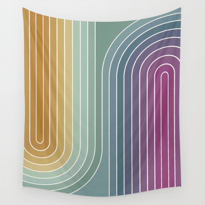 Gradient Curvature XI Wall Tapestry Gallery Image 1