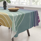 Gradient Curvature XI Tablecloth Gallery Image 3