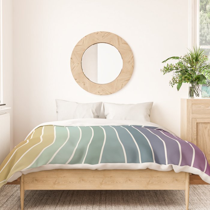 Gradient Curvature XI Duvet Cover Gallery Image 3