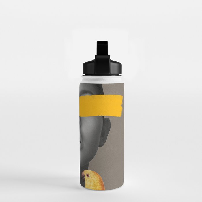 Girl with Parrots Water Bottle Gallery Image 2