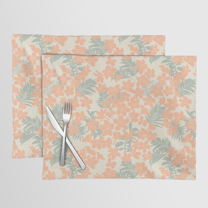 Exotical flowering blooms AH Placemat Gallery Image 1