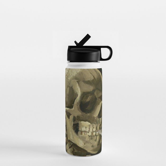 Vincent van Gogh - Skull of a Skeleton with Burning Cigarette Water Bottle Gallery Image 1