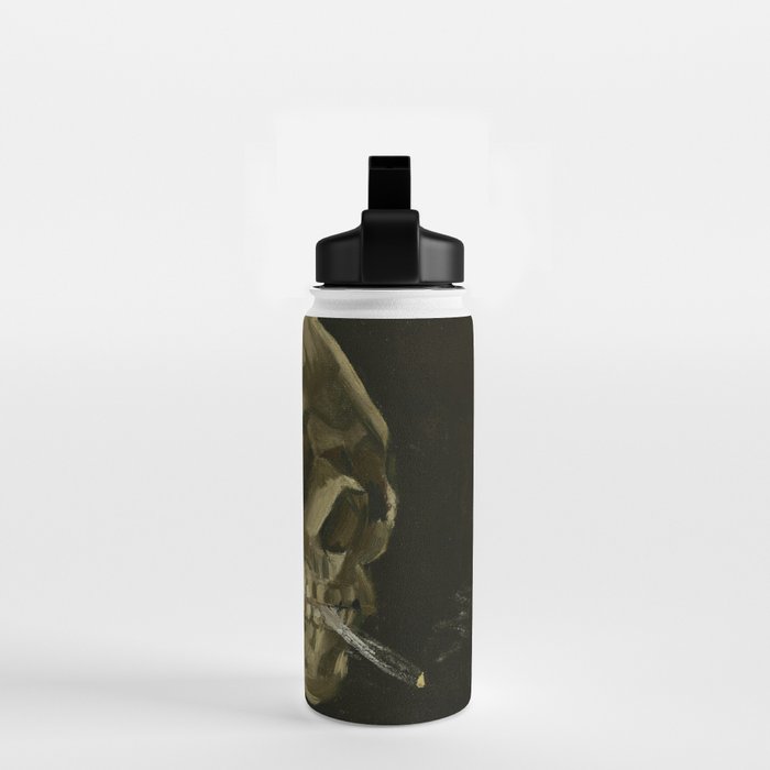 Vincent van Gogh - Skull of a Skeleton with Burning Cigarette Water Bottle Gallery Image 2