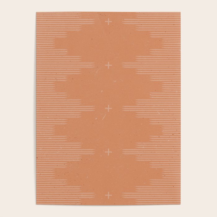 Southwestern Minimalist Terra Cotta  Poster Gallery Image 4