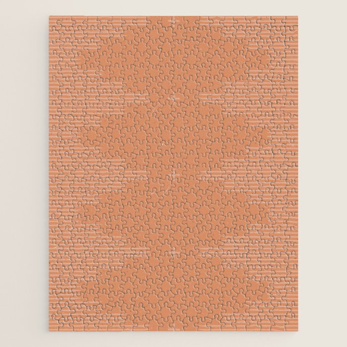 Southwestern Minimalist Terra Cotta  Jigsaw Puzzle Gallery Image 1