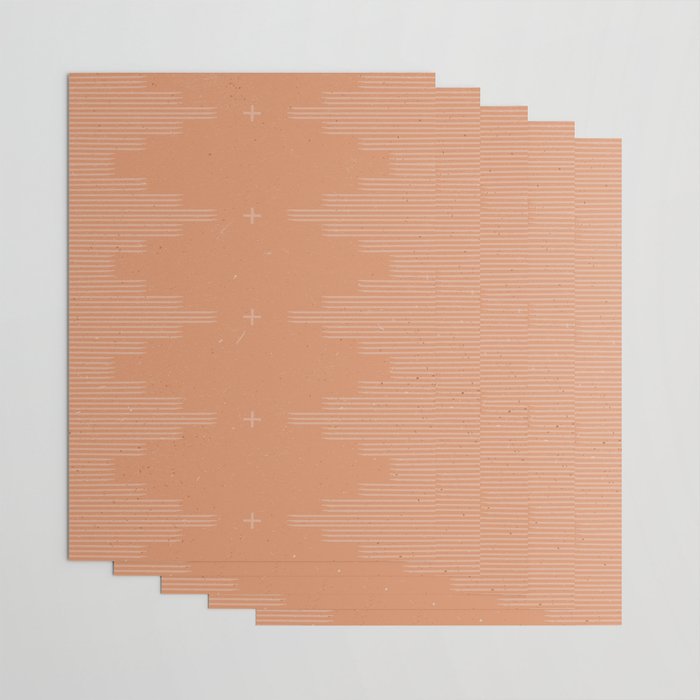 Southwestern Minimalist Terra Cotta  Wrapping Paper Gallery Image 3