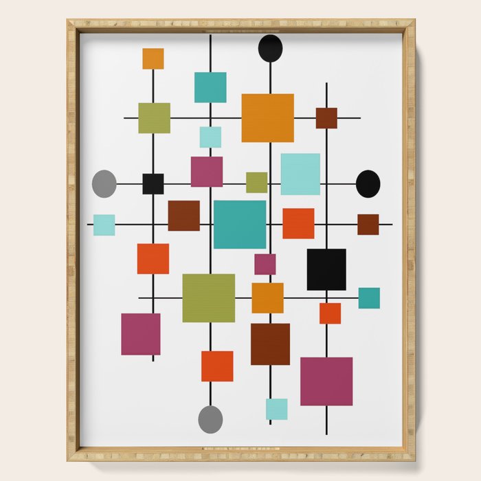 Mid-Century Modern Art 1.3.1 Serving Tray Gallery Image 1