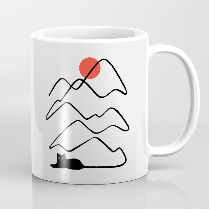 Cat Landscape 68 Coffee Mug Gallery Image 1