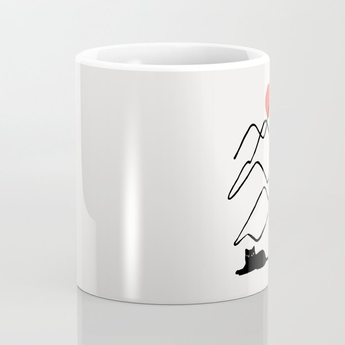 Cat Landscape 68 Coffee Mug Gallery Image 4