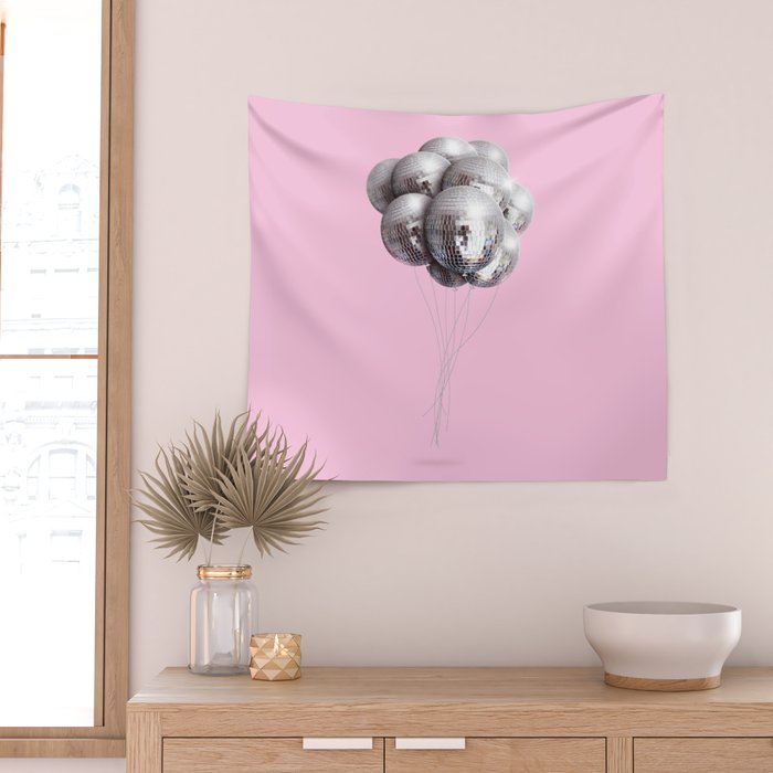 Disco Balloons Wall Tapestry Gallery Image 2
