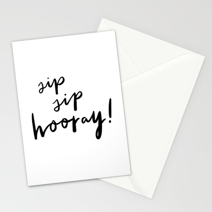 Sip Sip Hooray! Stationery Card Gallery Image 2