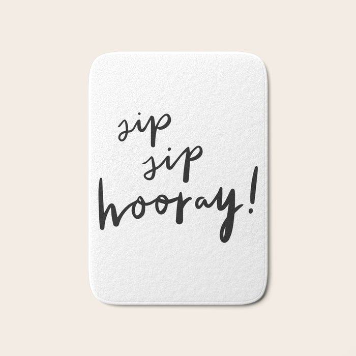 Sip Sip Hooray! Bath Mat Gallery Image 1