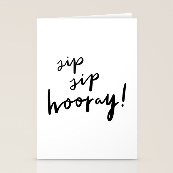Sip Sip Hooray! Stationery Card Gallery Image 2