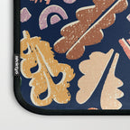Block print leaves pattern Laptop Sleeve Gallery Image 3