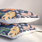 Block print leaves pattern Pillow Sham Gallery Image 3