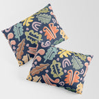 Block print leaves pattern Pillow Sham Gallery Image 3