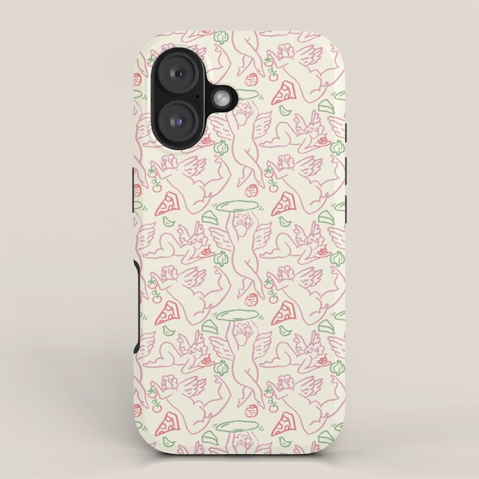 PIZZA CHERUBS iPhone Case Gallery Image 1