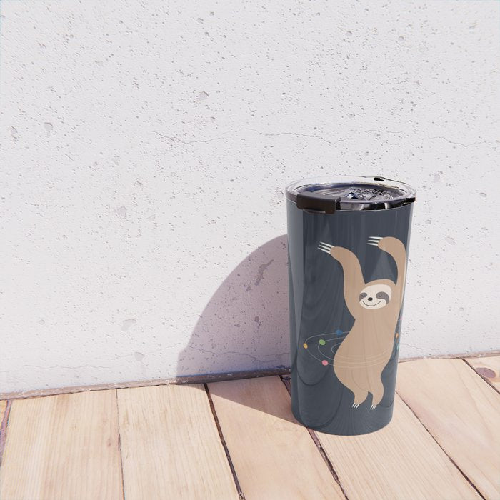 Sloth Galaxy Travel Mug Gallery Image 4