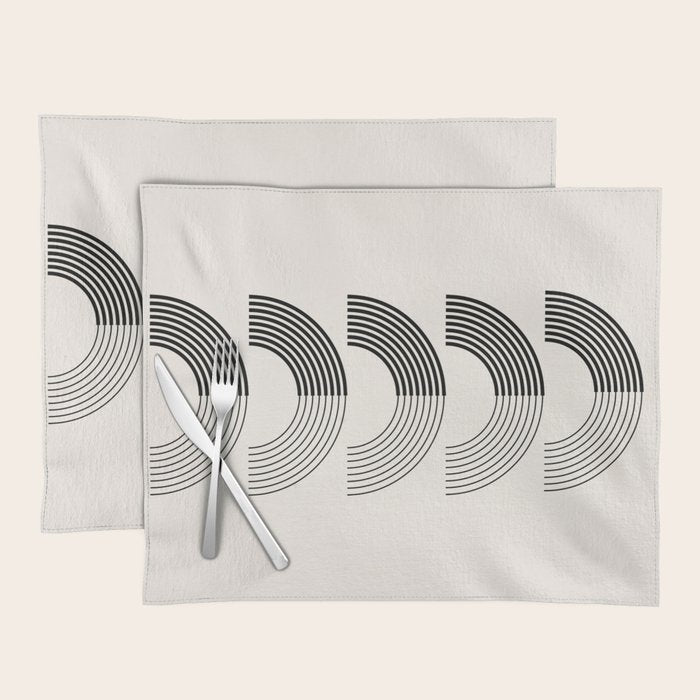 Black Rainbows Placemat Gallery Image 1