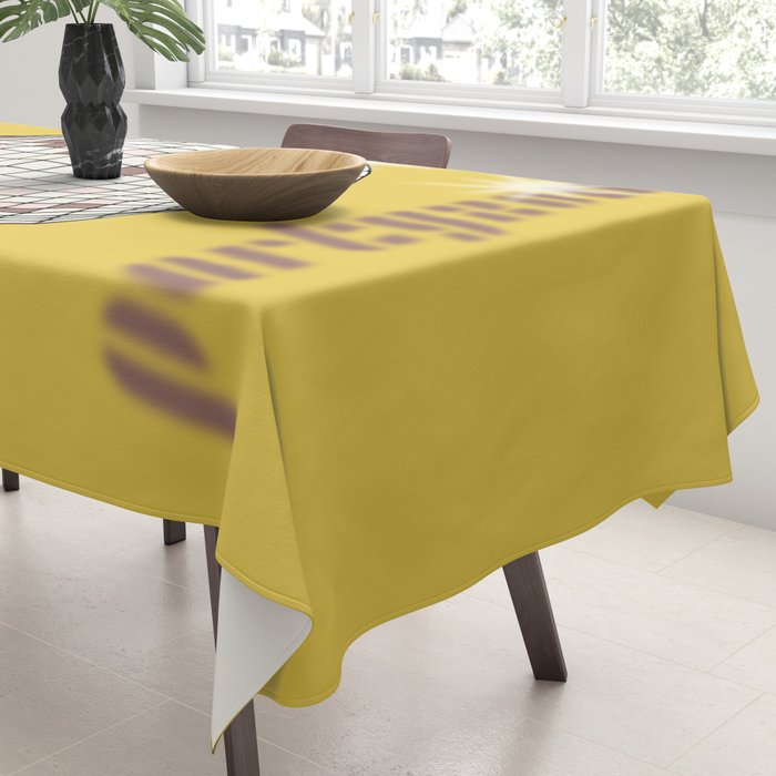 Celebrate the 80s Partyzone yellow Tablecloth Gallery Image 3