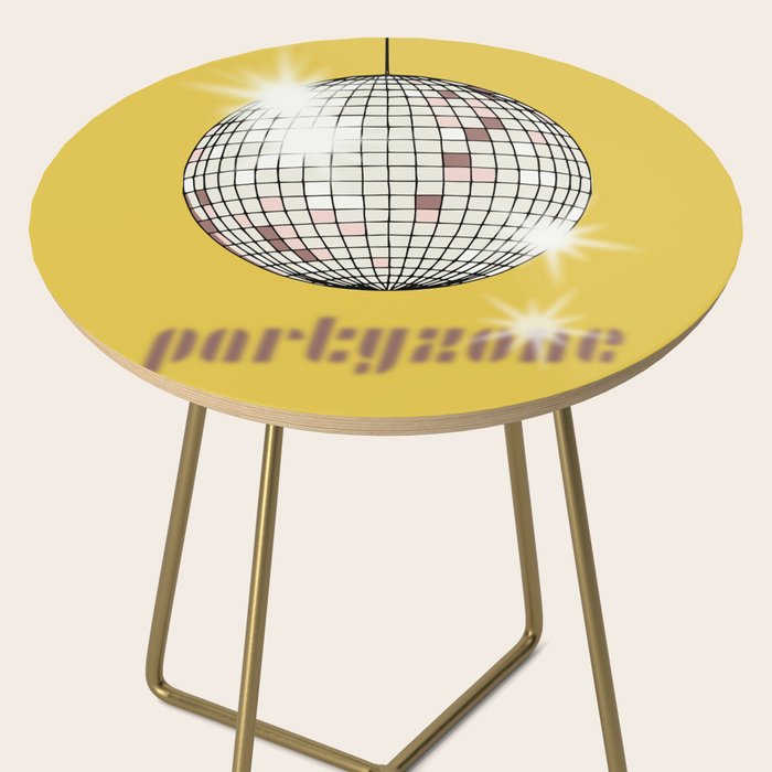 Celebrate the 80s Partyzone yellow Side Table Gallery Image 2