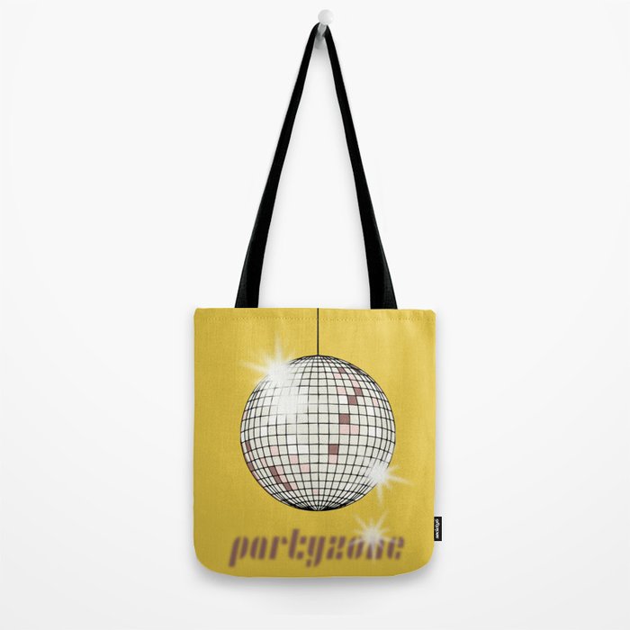 Celebrate the 80s Partyzone yellow Tote Bag Gallery Image 2