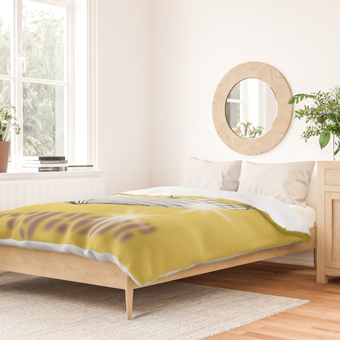 Celebrate the 80s Partyzone yellow Duvet Cover Gallery Image 2