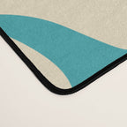 Retro Super Bloom - 70'S Vibe - Turquoise Desk Mat Gallery Image 4