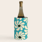 Retro Super Bloom - 70'S Vibe - Turquoise Wine Chiller Gallery Image 3