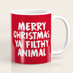 Merry Christmas Ya Filthy Animal, Funny, Saying Coffee Mug Gallery Image 1